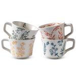 Ceramic Mug 11 oz Unique Luxurious Cup, Mug for Coffee Milk Latte Cappuccino Tea, Office Home Dishwasher Microwave Freezer Safe Stoneware Handmade Minimalist Cup Blue