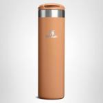 Stanley AeroLight Transit Bottle 16 oz | Locking Drink Through Lid | Leak Resistant Water Bottle or Coffee Travel Mug | Lightweight Insulated Stainless Steel | BPA-Free | Toast