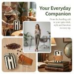 Shelprojsu 10oz Ceramic Espresso Coffee Mug,Vintage Striped Coffee Mugs with Scalding Cup Sleeve Suitable for Both Hot and Cold Drinks Ideal Gift for Coffee (Black)