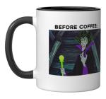 Disney Villains Maleficent Panels Before And After Coffee Ceramic Mug, Black/White