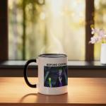 Disney Villains Maleficent Panels Before And After Coffee Ceramic Mug, Black/White