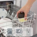 DEAYOU Set of 6 Ceramic Espresso Cups, 4.2oz Stackable Japanese Tea Cups, Handleless Chinese Teacup, Thick Walled Demitasse Cups for Espresso Machine, Cafe, Dishwasher & Microwave Safe