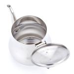 SANQIAHOME 360ml(13Oz) Stainless Steel Small teapot