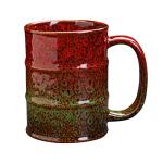 Coffee Mug,20 oz Coffee Mugs Ceramic Tea Cup Large Coffee Mug for Office and Home - Dishwasher and Microwave Safe Ceramic Coffee Mug(1, Red and Green)