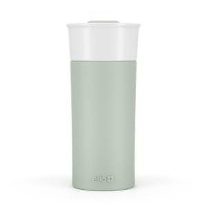 Ello Ogden 16oz Ceramic Travel Mug with Splash-Resistant Slider Lid and Protective Silicone Sleeve, Perfect for Coffee or Tea, BPA-Free, Dishwasher Safe, Honeydew