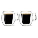 Luigi Bormioli Thermic Suprimo Coffee Mug, 10-1/4-Ounce, Set of 2