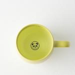 Ceramic Coffee Mug Green Inspirational Ceramic Mug, 12 oz Ceramic – Handcrafted Green Gradient Glaze, Today Is a Gift Inspirational Quote & Surprise Bottom Panda Art, Gift Boxed for Women