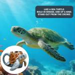 Sea Turtle Coffee Mug 3D Cute Ocean Turtle Mug with Wave Design, Unique Animal Coffee Cup for Women Men, Funny Novelty Tea Cup Gift for Turtle Lover