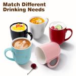 Urbanstrive 16 oz Large Coffee Mug with Handle Tea Cup Novelty Coffee Cup Idea Gift for Men Women Office Work (Pink)