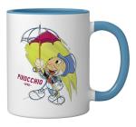 Disney Ink and Paint Jiminy Cricket from Pinocchio 1940 Ceramic Mug, Blue/White