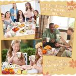 Yungyan 97 Pcs 24 Guests Tea Birthday Party Supplies Disposable Tableware Set 9 oz Paper Tea Cups with Handle 7" 9" Paper Plates Napkin Tablecloth for Floral Party Wedding Baby Shower (Sweet Style)