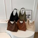 Suede Hobo Bag for Women 2024 Slouchy Shoulder Bags Soft Leather Purses Set Brown Tote Handbag for Work Everyday(Suede hobo-coffee)