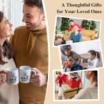 Gkodw Nail Queen Funny 11oz Double-Sided Ceramic Mug, Nail Artist Coffee Mug for Women, Nails Technician Manicurist Gifts, Beautician Christmas Birthday Gifts for Friend Sister Bestie Colleague