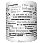 CJ Artisans NCIS Ziva-isms Ziva David Quotes (Team Gibbs) Coffee Mug