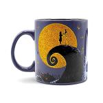 Nightmare Before Christmas Disney The 20-Ounce Glitter Mug | Oversized Large Ceramic Coffee Mugs And Cups, Novelty Drinkware | Home & Kitchen Gifts And Collectibles