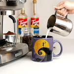 Nightmare Before Christmas Disney The 20-Ounce Glitter Mug | Oversized Large Ceramic Coffee Mugs And Cups, Novelty Drinkware | Home & Kitchen Gifts And Collectibles