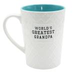Ynsfree World's Greatest Grandpa 16 OZ Coffee And Tea Cups For dad.papa,husband,Thanksgiving Christmas,Valentine's Day or Anniversary Birthday Ceramic Funny Gifts Cute Mugs (World's Greatest Grandpa)