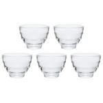 HARIO HU-3012 Heat Resistant Glass Cups, Set of 5, Microwave, Oven, Dishwasher Safe, 6.0 fl oz (170 ml), Made in Japan