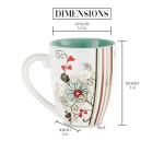 Pavilion Coffee Mugs - Mark My Words Retirement Mug with "Retirement, It's Your Time To Enjoy" Text Design - Ceramic Coffee Cup for Friends, Microwave & Dishwasher Compatible - Multicolor, 20 oz