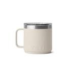 YETI Rambler 14 oz Ceramic Lined Stackable Mug, Vacuum Insulated, Stainless Steel with MagSlider Lid, Cape Taupe