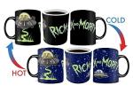 Morphing Mugs Rick and Morty – Trippy Space Cruiser – One 16 oz Heat Sensitive Clue Mug – Full Image Revealed When HOT Liquid Is Added MMUGC1480