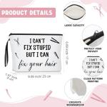 Reginary 3 Pcs Hairdresser Gifts Bulk Hair Stylist Appreciation Gifts Bulk Cosmetology Makeup Bag Mug Keychain