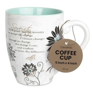 Pavilion Gift Mark My Words 4-3/4-Inch Serenity Mug, 20-Ounce