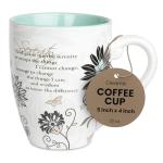 Pavilion Gift Mark My Words 4-3/4-Inch Serenity Mug, 20-Ounce