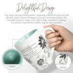 Pavilion Gift Mark My Words 4-3/4-Inch Serenity Mug, 20-Ounce