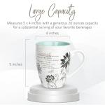 Pavilion Gift Mark My Words 4-3/4-Inch Serenity Mug, 20-Ounce