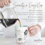 Pavilion Gift Mark My Words 4-3/4-Inch Serenity Mug, 20-Ounce