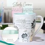 Pavilion Gift Mark My Words 4-3/4-Inch Serenity Mug, 20-Ounce