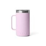 YETI Rambler 24 oz Mug, Vacuum Insulated, Stainless Steel with MagSlider Lid, Cherry Blossom