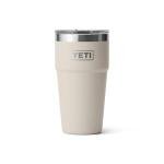 YETI Rambler 20 oz Stackable Tumbler, Stainless Steel, Vacuum Insulated with MagSlider Lid, Cape Taupe