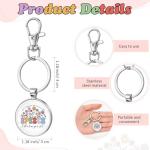 Havawish 3 Pcs Speech Therapist Gift for Women Slp Appreciation Gift Includes Wildflower Cosmetic Bag Makeup Bag Ceramic Coffee Mug and Speech Keychains for Assistant Therapist Pathologist Teacher