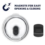 YETI Rambler 20 oz Stackable Tumbler, Stainless Steel, Vacuum Insulated with MagSlider Lid, Cape Taupe