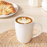 vancasso White Ceramic Coffee Mug Set of 6, 16 Oz Tea Cups with Handle for Latte, Tea, Cappuccino, Milk, Cocoa, Microwave&Dishwasher Safe