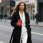 SPLMIFA Travel coffee mugs leak-proof, reusable coffee cup with lid, stainless steel vacuum insulated coffee tumblers, thermal insulation cups for men & women keep drinks hot & cold (2nd-Red, 17OZ)