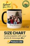 Personalized Coffee Mug | Custom Photo, Text, or Logo Cup (11oz, Black Rim, Inner, and Handle) |Dishwasher & Microwave Safe |Unique Gift for Men & Women –Taza Personalizada