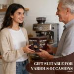 Luyyholara 16 Oz Glass Coffee Pot Mug with Spill Proof Lid, Heatproof Clear Cup for Travel & Office, Gift for Coffee Lovers (1 Pack)