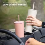 Simple Modern Classic Tumbler with Straw Lid | Insulated Iced Coffee Cup Reusable Stainless Steel Water Bottle Travel Mug | Gifts for Women Men Her Him | 20oz | Blue Dune