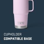 YETI Rambler 20 oz Travel Mug, Stainless Steel, Vacuum Insulated with Stronghold Lid, Cherry Blossom