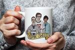 Fonhark - Napoleon Dynamite Mug (Cult Movie, Vote For Pedro, Heck Yes, Superbad, Sixteen, Ferris Bueller's Day Off, The Breakfast Club), 11 Oz Novelty Coffee Mug/Cup, White