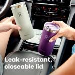 Hydro Flask Travel Coffee Cup – Insulated Stainless Steel, Non-Spill, Leak Resistant to-Go Coffee Tumbler 16 Oz Agave Green