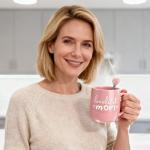 Mothers Day Gifts for Mom from Daughter Son, Moms Birthday Gifts - Loveliest Mom Cup - Mother's Day Coffee Mug Jewelry Dish Gift Set for Mummy Mother Personalized Useful Unique Gift for Moms