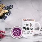 First Mothers Day Gifts, Personalized Happy 1st Mothers Day Coffee Mug w/Photo & Name, 11 or 15 Oz, 10 Colors Options, Custom Mom Mug, New Mom Gifts for Women - D1