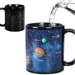 Kmiles Heat Changing Solar System Ceramic Mug Colour Changing Mug Magical Coffee Mug Tea Cup 12 Ounce - Novelty for Xmas Funny Gifts
