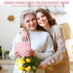 Mothers Day Gifts for Mom from Daughter Son, Moms Birthday Gifts - Loveliest Mom Cup - Mother's Day Coffee Mug Jewelry Dish Gift Set for Mummy Mother Personalized Useful Unique Gift for Moms