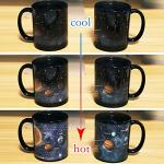 Kmiles Heat Changing Solar System Ceramic Mug Colour Changing Mug Magical Coffee Mug Tea Cup 12 Ounce - Novelty for Xmas Funny Gifts
