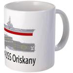 11 ounce Mug - USS Oriskany CVA-34 Mug - S White "